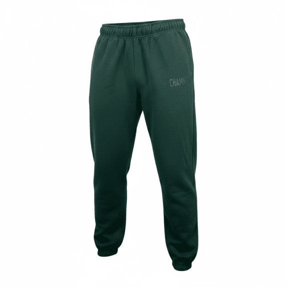 : VINTAGE CHAMPION JOGGER SWEATPANTS WITH LOGO GREEN MEN’S M