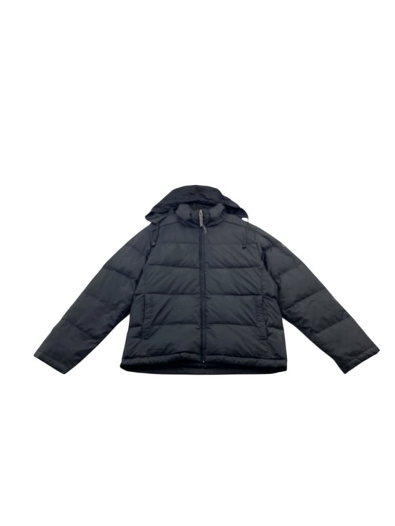 VINTAGE CHAMPION PUFFER ΜΠΟΥΦΑΝ ΜΕ ΚΟΥΚΟΥΛΑ ΜΑΥΡΟ ΑΝΔΡΙΚΟ L