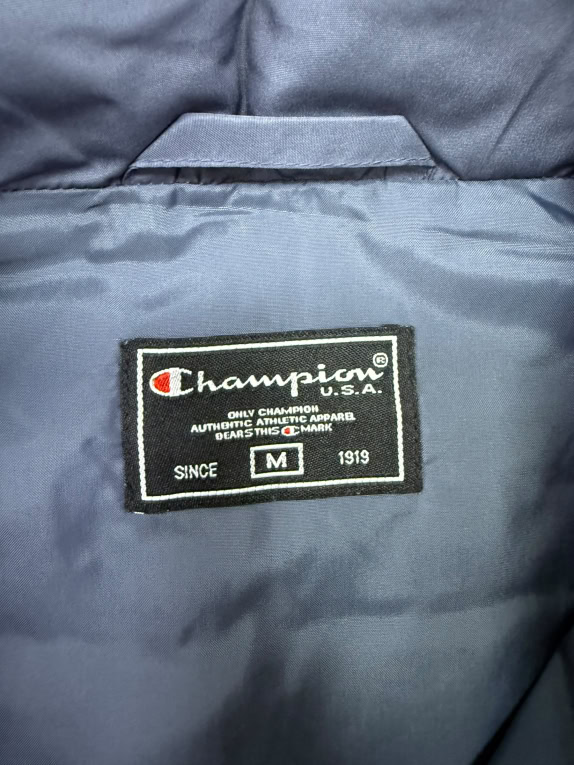 Gilet imbottito Vintage Champion U.S.A. blu scuro M/L