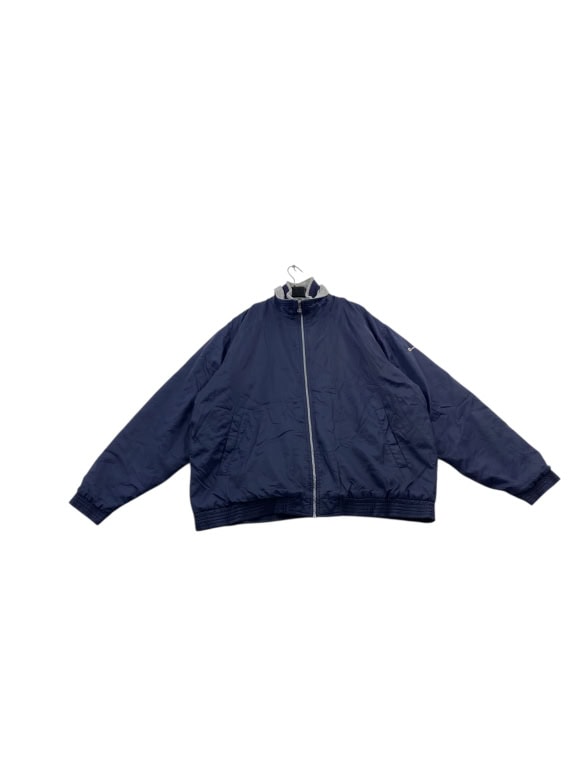 VINTAGE CHAMPION U.S.A. JACKET ΜΕ ΕΠΕΝΔΥΣΗ FLEECE ΜΠΛΕ ΑΝΔΡΙΚΗ L
