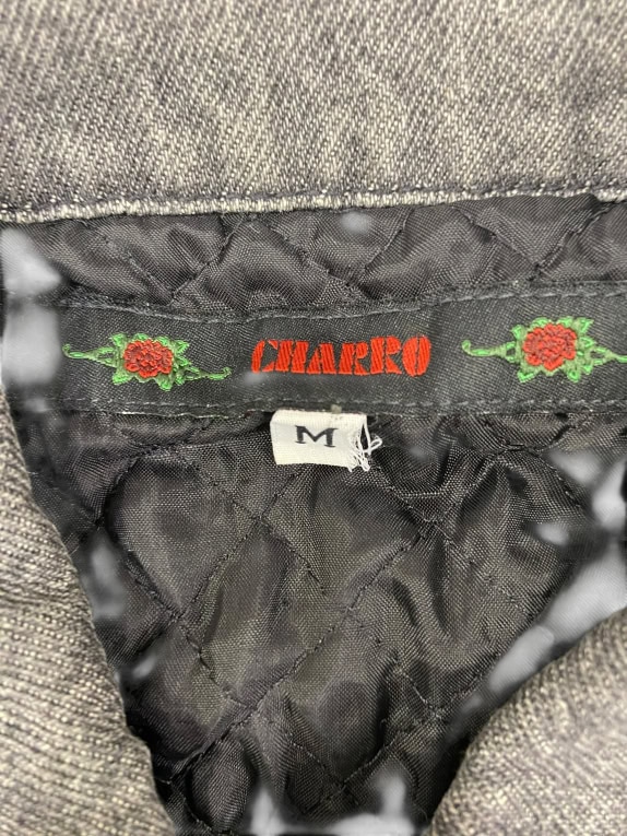 VINTAGE CHARRO ΓΚΡΙ ΤΖΙΝ ΤΖΑΚΕΤ M