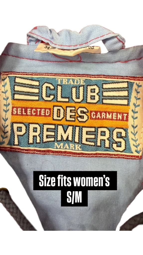 VINTAGE CLUB DES PREMIERS ΓΙΛΕΚΟ ΚΟΚΚΙΝΟ ΜΕ ΚΟΥΚΟΥΛΑ