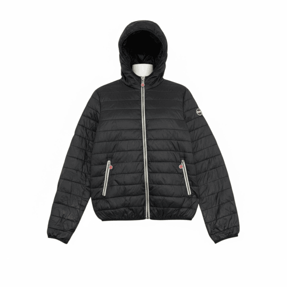 VINTAGE COLMAR ORIGINALS giacca trapuntata nera da uomo