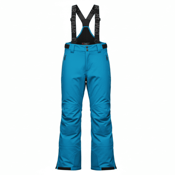 VINTAGE COLMAR ROYAL BLUE SKI OVERALLS/BIB PANTS L/XL