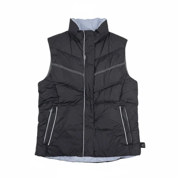 VINTAGE COLUMBIA CONVERT PUFFER ΓΙΛΕΚΟ ΜΕ ΡΑΦΕΣ ΜΑΥΡΟ ΓΥΝΑΙΚΕΙΟ M