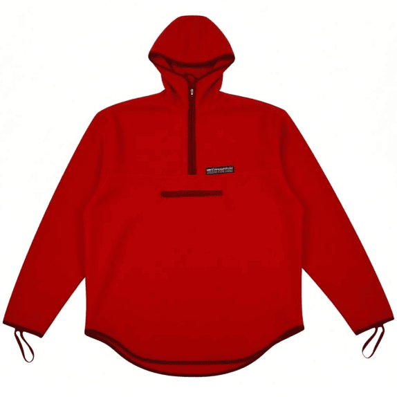 VINTAGE COMPAGNIE DU MONTBLANC FLEECE ΦΟΥΤΕΡ ΚΟΚΚΙΝΟ ΑΝΔΡΙΚΟ L