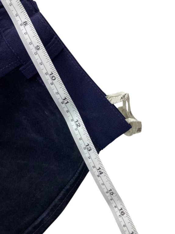 VINTAGE COMPAGNIE LA ROCHELLE ΠΑΝΤΕΛΟΝΙ ΜΕ SUEDE ΛΕΠΤΟΜΕΡΕΙΕΣ ΜΠΛΕ ΓΥΝΑΙΚΕΙΟ XS