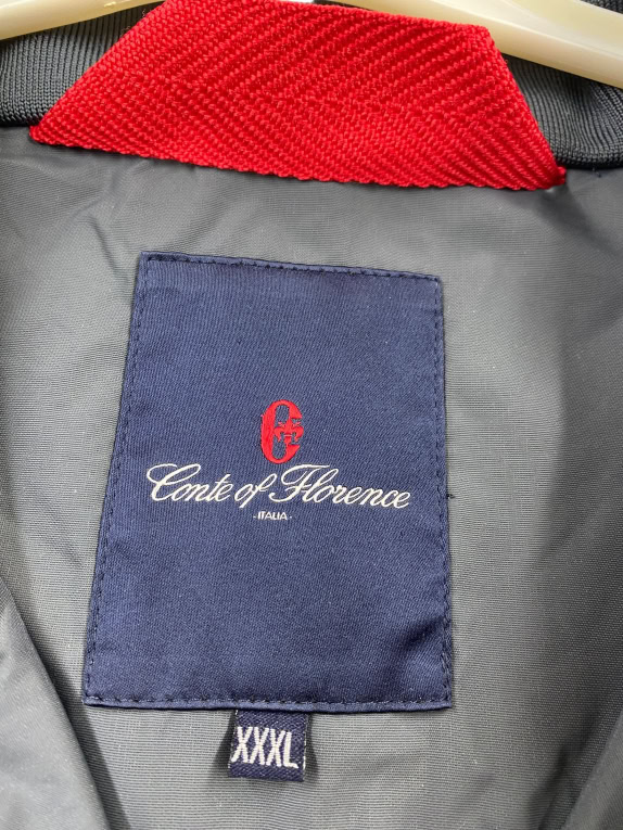 VINTAGE CONTE OF FLORENCE ΜΠΟΥΦΑΝ ΕΛΑΦΡΥ ΜΠΛΕ ΑΝΔΡΙΚΟ XXXL