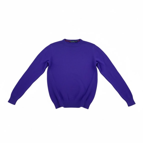 MAGLIONE GIROCOLLO UOMO VIOLA VINTAGE CONTE OF FLORENCE M