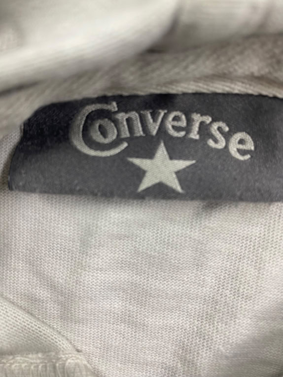 VINTAGE CONVERSE ALL STAR ΦΟΥΤΕΡ ΜΕ ΚΟΥΚΟΥΛΑ LARGE LOGO ΓΚΡΙ ΑΝΔΡΙΚΟ M