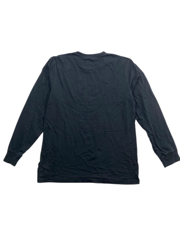 VINTAGE CONVERSE MAGLIA A MANICHE LUNGHE CON LOGO ALL STAR NERA DA UOMO L