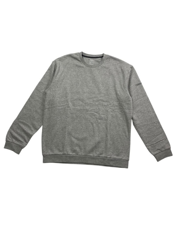 VINTAGE CRAFT FELPA CASUAL CON LOGO DISCRETO GRIGIO MELANGE UOMO L