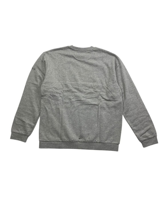 VINTAGE CRAFT FELPA CASUAL CON LOGO DISCRETO GRIGIO MELANGE UOMO L