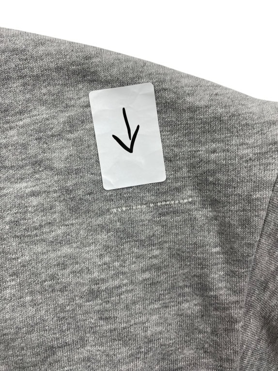 VINTAGE CRAFT FELPA CASUAL CON LOGO DISCRETO GRIGIO MELANGE UOMO L