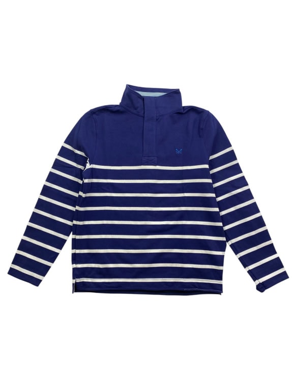 VINTAGE CREW CLOTHING COMPANY STRIPED LONG SLEEVE TOP BLUE MEN'S M
