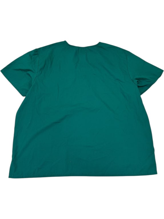 VINTAGE DICKIES GREEN SCRUB TOP 2XL