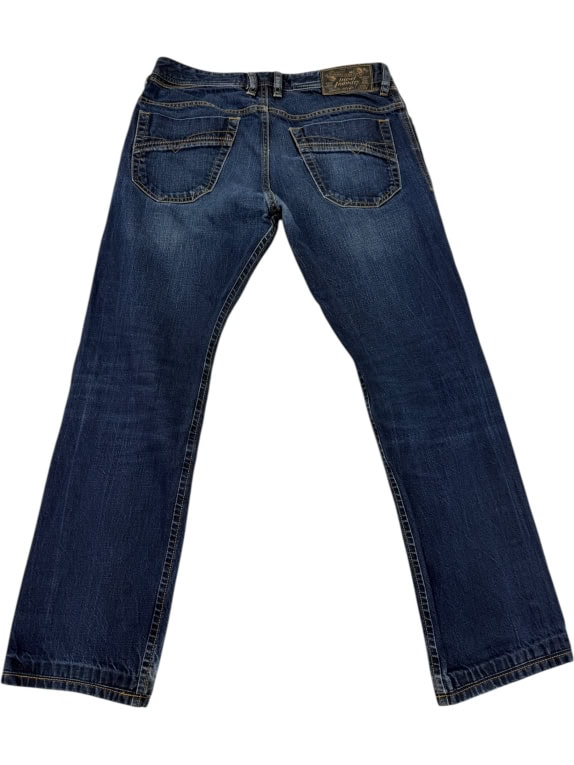 VINTAGE DIESEL IAKOP ΑΝΔΡΙΚΟ ΤΖΙΝ REGULAR SLIM-TAPERED ΣΚΟΥΡΟ ΜΠΛΕ S
