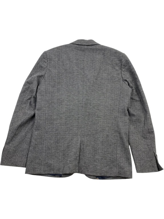 VINTAGE DSTREZZED ΣΑΚΑΚΙ HERRINGBONE ΓΚΡΙ ΑΝΔΡΙΚΟ L