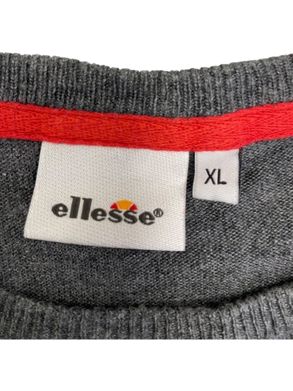 VINTAGE ELLESSE SWEATSHIRT CREWNECK GREY MEN XL