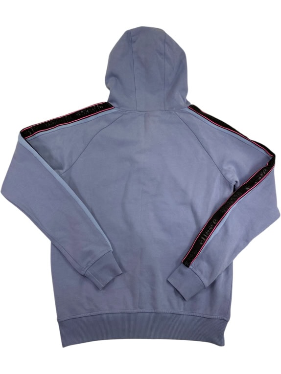 VINTAGE ELLESSE HOODIE LOGO TAPE LIGHT BLUE WOMEN'S M