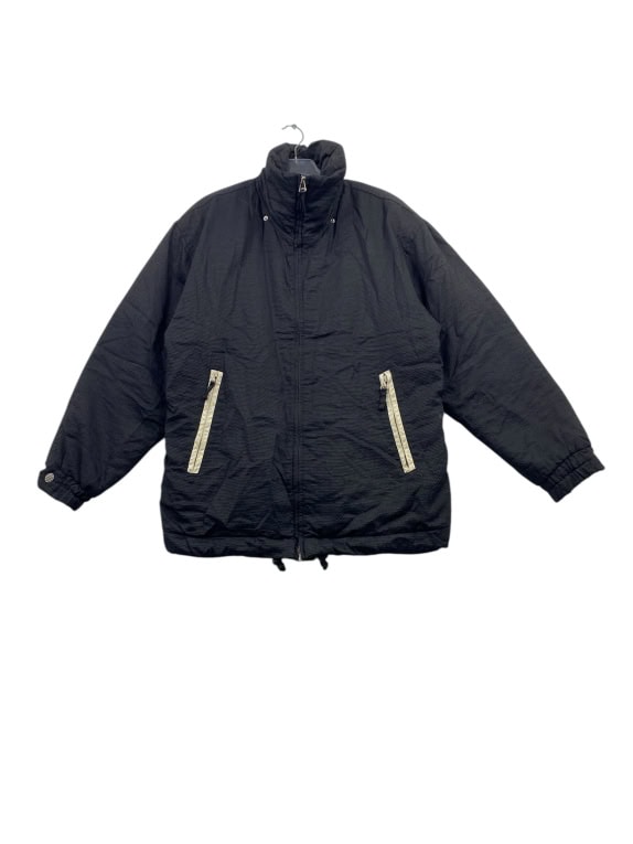 VINTAGE ELLESSE ΜΠΟΥΦΑΝ PUFFER ME ΦΕΡΜΟΥΑΡ ΜΑΥΡΟ ΑΝΔΡΙΚΟ XXL