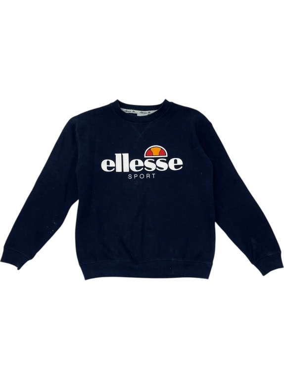 FELPA DONNA ELLESSE VINTAGE BLU SCURO TAGLIA S