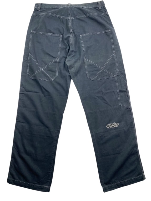 VINTAGE ENERGIE ΠΑΝΤΕΛΟΝΙ WORKWEAR CARGO ΛΟΓΟΤΥΠΟ ΜΠΛΕ ΣΚΟΥΡΟ ΑΝΔΡΙΚΟ XXL
