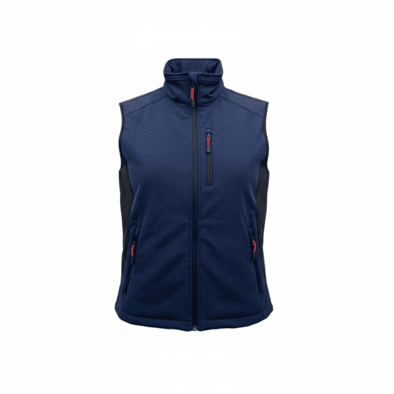 VINTAGE ENGELBERT STRAUSS SOFTSHELL VEST NAVY BLUE MEN S