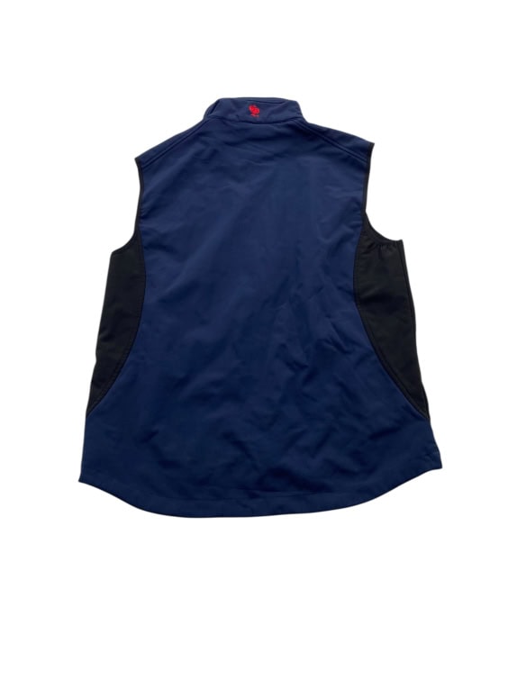 Gilet softshell vintage Engelbert Strauss blu scuro da uomo S