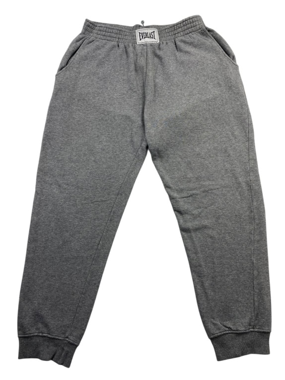 Pantaloni sportivi casual da uomo Vintage Everlast con logo grigio XXL