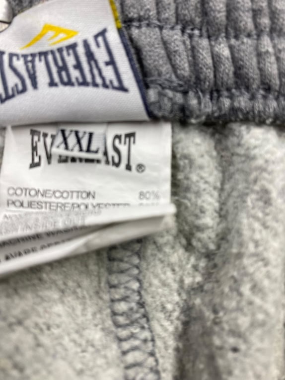 Pantaloni sportivi casual da uomo Vintage Everlast con logo grigio XXL