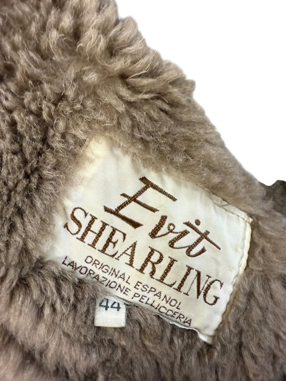 VINTAGE EVIT SHEARLING ΜΠΟΥΦΑΝ L