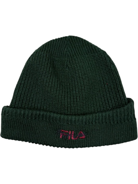 VINTAGE FILA KNITTED BEANIE HAT / BEANIE