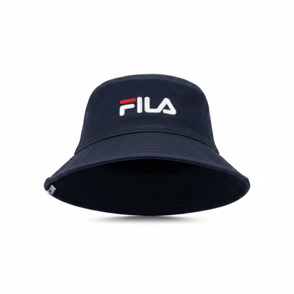 VINTAGE FILA LOGO BUCKET HAT