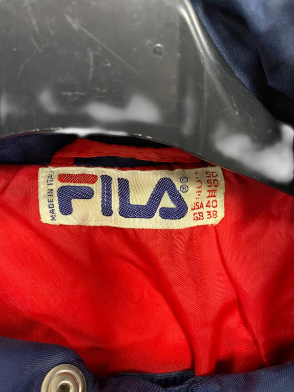 VINTAGE FILA ΜΠΛΕ ΣΚΟΥΡΟ ΜΠΟΥΦΑΝ M