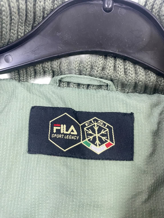 VINTAGE FILA ΜΠΟΥΦΑΝ ΜΕ ΦΕΡΜΟΥΑΡ ΠΡΑΣΙΝΟ ΑΝΔΡΙΚΟ XXL