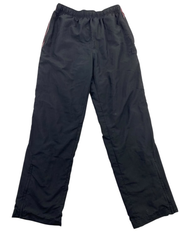 VINTAGE FILA ΠΑΝΤΕΛΟΝΙ ΦΟΡΜΑΣ TRACK PANTS ΜΕ ΚΕΝΤΗΜΕΝΟ ΛΟΓΟΤΥΠΟ ΜΑΥΡΟ ΑΝΔΡΙΚΟ M