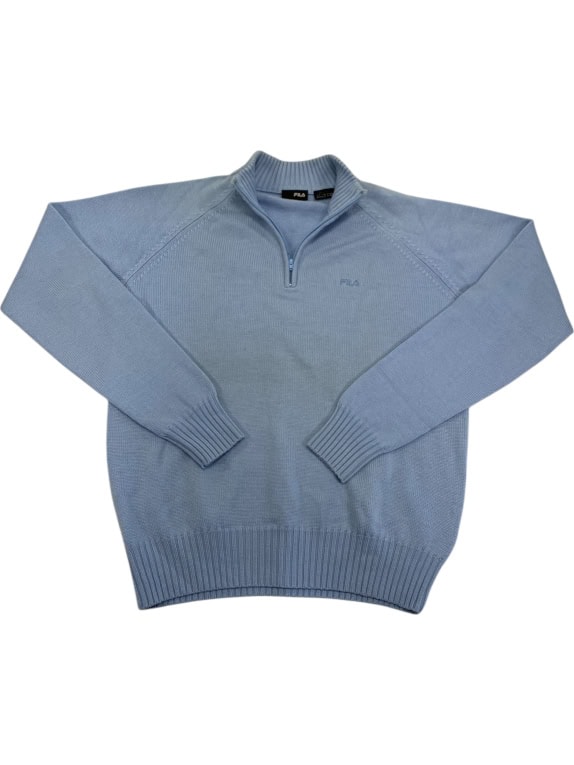 VINTAGE FILA ΠΟΥΛΟΒΕΡ ΜΕ ΦΕΡΜΟΥΑΡ ΓΑΛΑΖΙΟ ΑΝΔΡΙΚΟ M