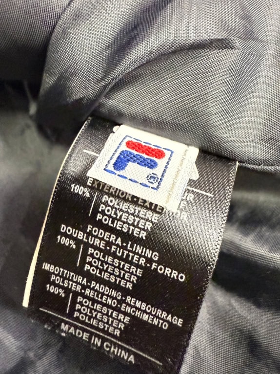 VINTAGE FILA PUFFER ΜΠΟΥΦΑΝ ΜΑΥΡΟ ΓΥΝΑΙΚΕΙΟ M