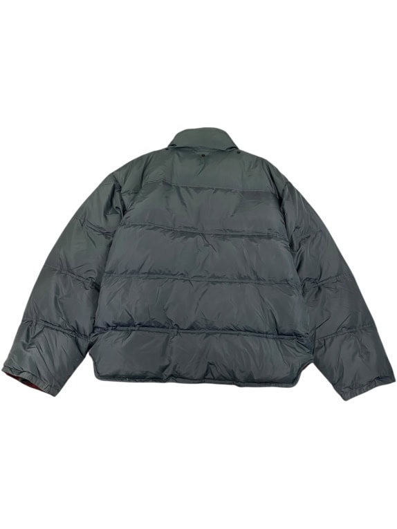 VINTAGE FILA PUFFER JACKET WITH LOGO GREY MENS L