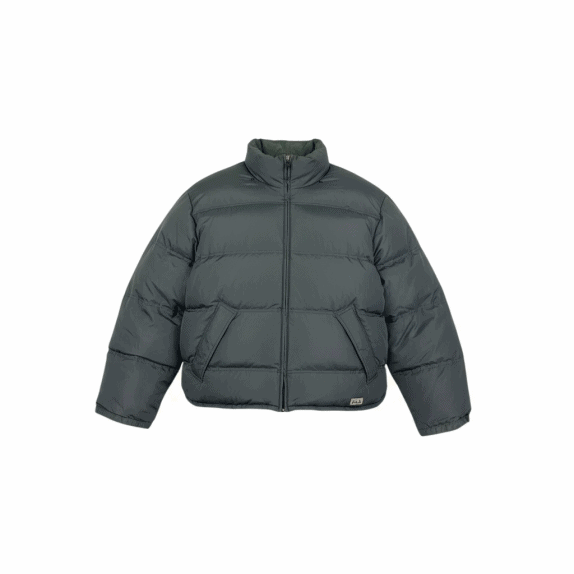 VINTAGE FILA PUFFER ΜΠΟΥΦΑΝ ΜΕ ΛΟΓΟΤΥΠΟ ΓΚΡΙ ΑΝΔΡΙΚΟ L