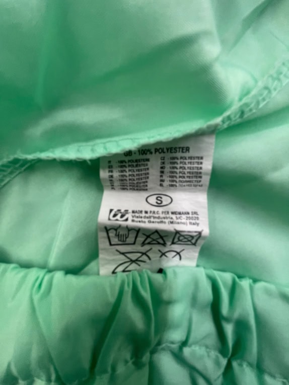 Vintage Φόρμα Σετ Tracksuit Πολύχρωμο Γεωμετρικό Μοτίβο Πράσινο Γυναικείο S