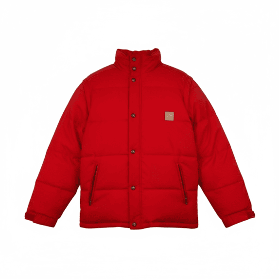 GIUBBOTTO IMBOTTITO VINTAGE ROSSO