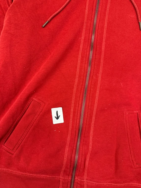 VINTAGE ΦΟΥΤΕΡ HOODIE TIMBERLAND ΜΕ ΦΕΡΜΟΥΑΡ ΣΕ ΜΕΓΕΘΟΣ M