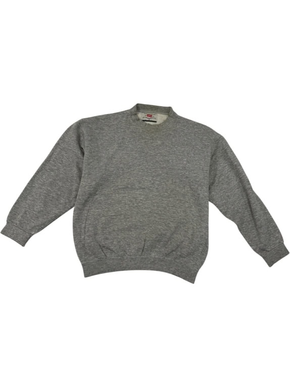 VINTAGE Levi's Stand Collar Sweatshirt Grey S
