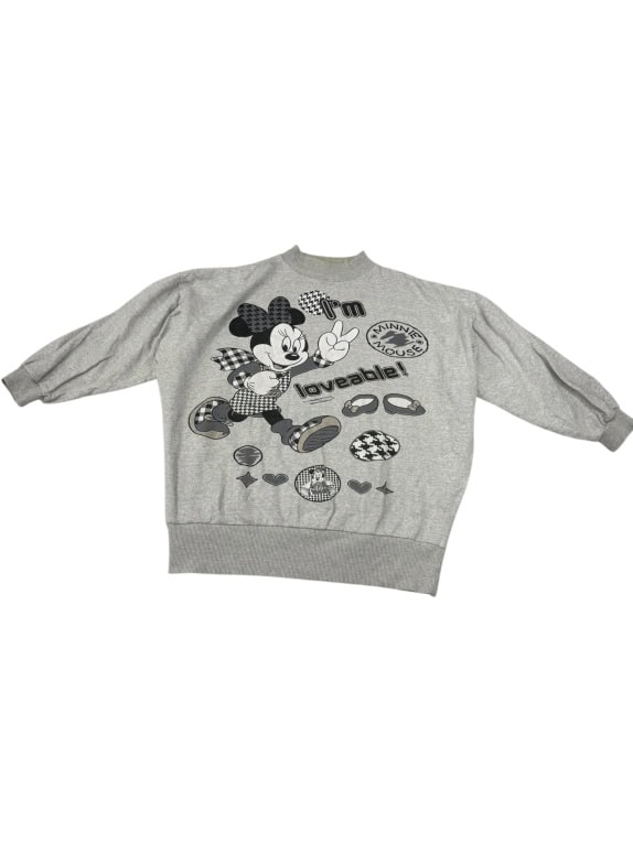 VINTAGE Minnie Mouse Disney High Neck Sweatshirt Oversized L/XL