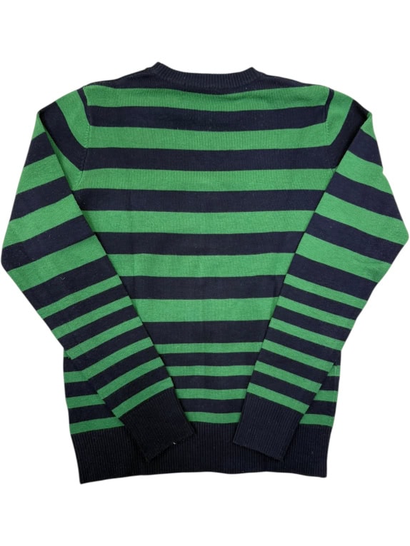 MAGLIONE VINTAGE FRED PERRY A RIGHE CON GIROCOLLO