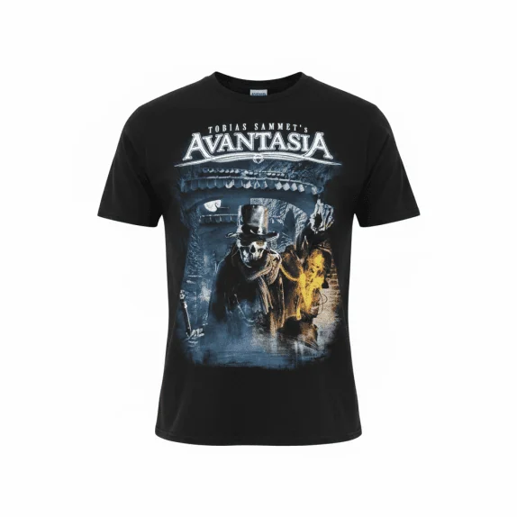 MAGLIETTA VINTAGE FRUIT OF THE LOOM AVANTASIA GHOSTLIGHTS TOUR 2016