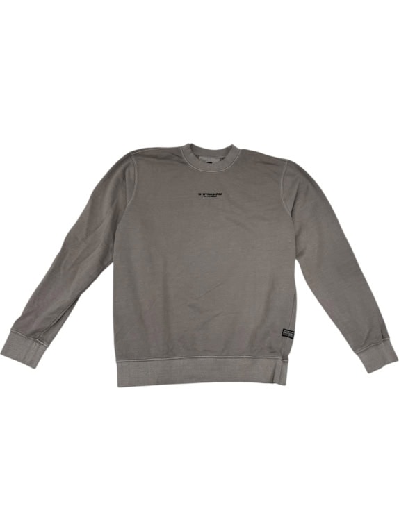 VINTAGE G-STAR RAW FELPA UOMO GRIGIA M