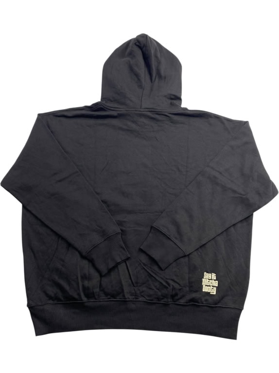 VINTAGE G-STAR RAW ΦΟΥΤΕΡ ΜΕ ΚΟΥΚΟΥΛΑ LOGO PRINT ΜΑΥΡΟ ΑΝΔΡΙΚΟ XL